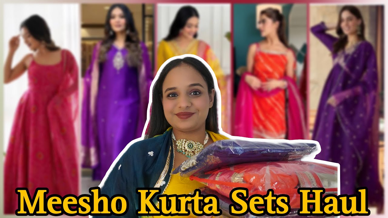 Meesho Kurta Set Haul Budget Friendly✨UNDER ₹999\  Kurta Sets for wedding season | Tanvi Joshi