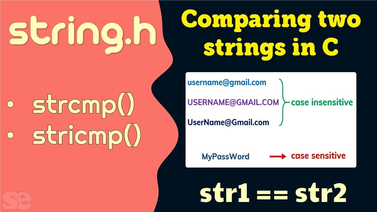 Master strcmp & stricmp in 10 Minutes