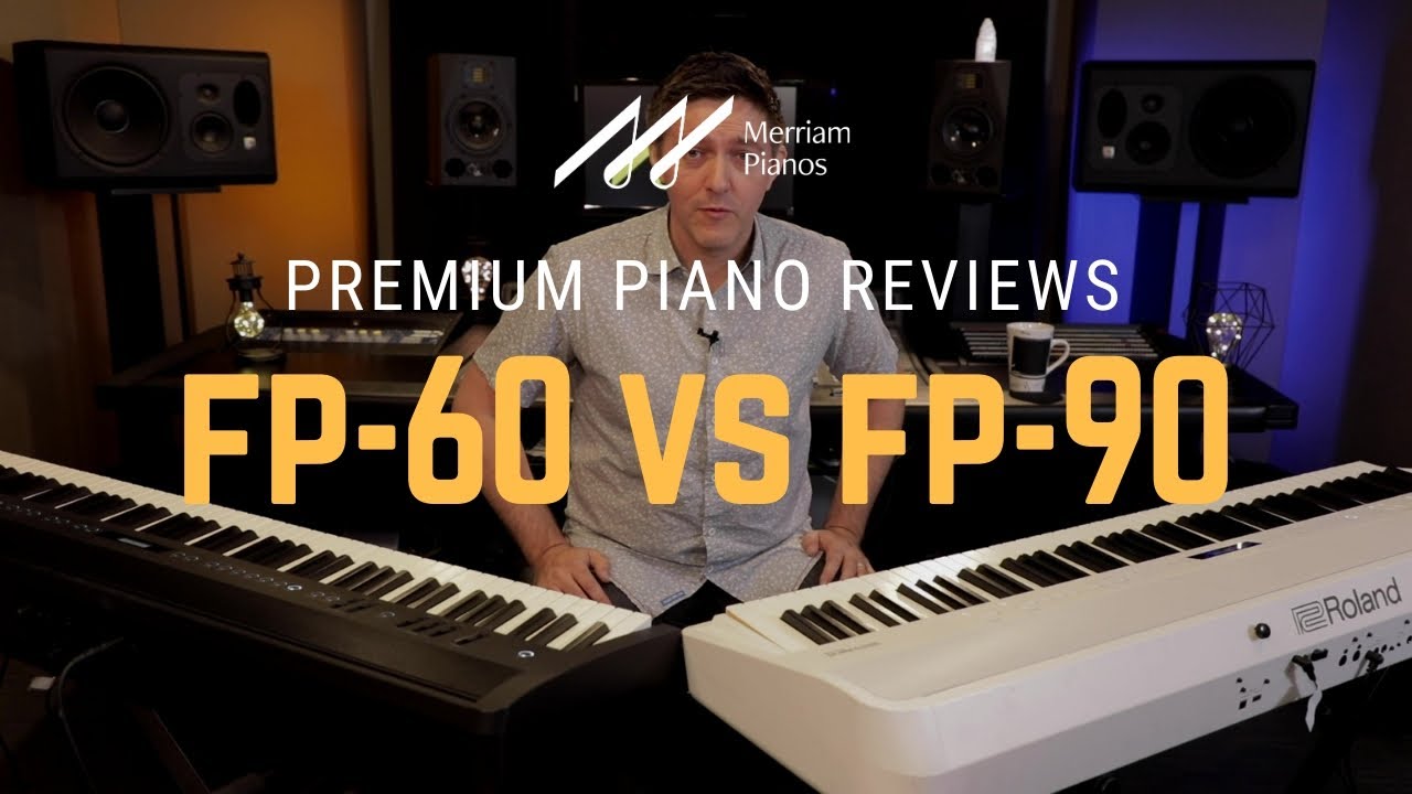 🎹 Сравнение цифровых пианино Roland FP-60 и FP-90, обзор и демонстрация — Piano Partner 2, Blueto...