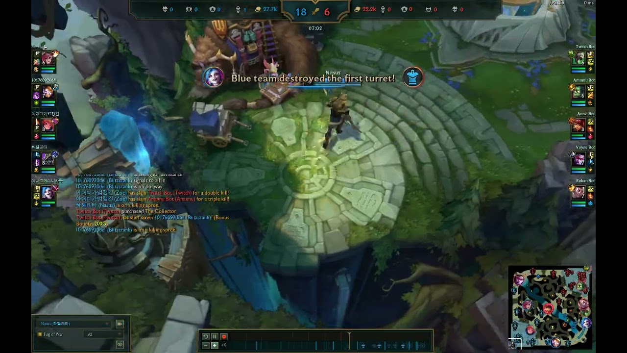 Top Nasus vs. Vayne Bot
