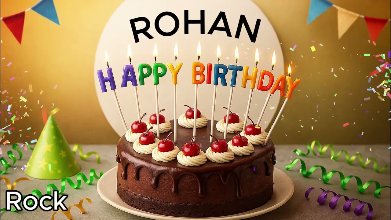 Happy Birthday ROHAN.  Rock Version