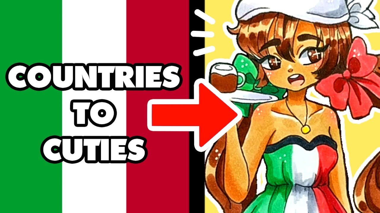 ☆ DRAWING COUNTRIES AS CUTE GIRLS ☆