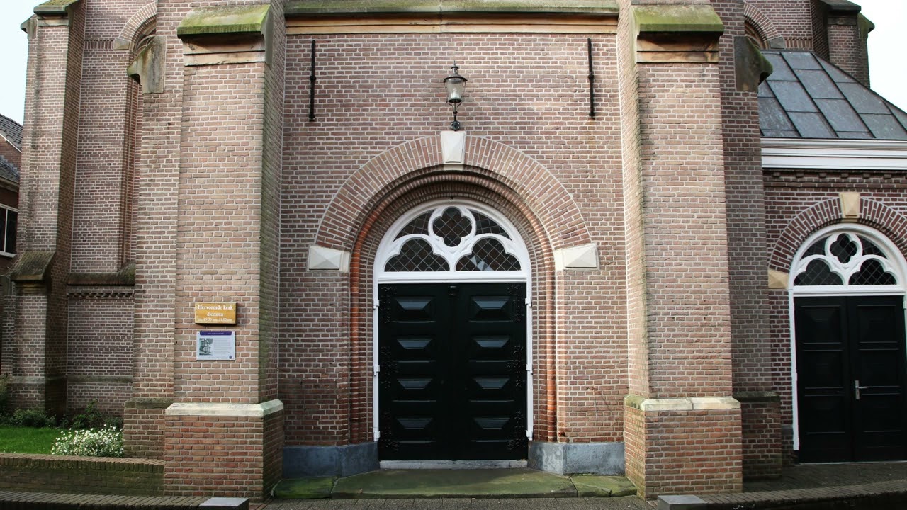 Psalm 118 vers 10 en 11, met bovenstem uit Genemuiden