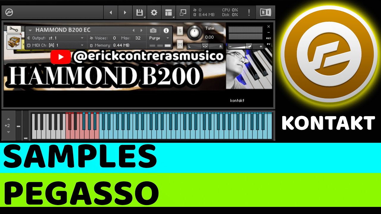 HAMMOND B200 PARA KONTAKT (SAMPLE VENTA)