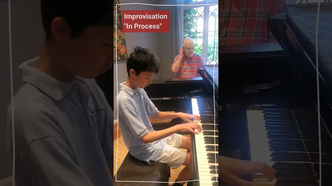 Thanks to Adam for igniting Chapman's improvisation spark!  #blindpianist #powerofmusic