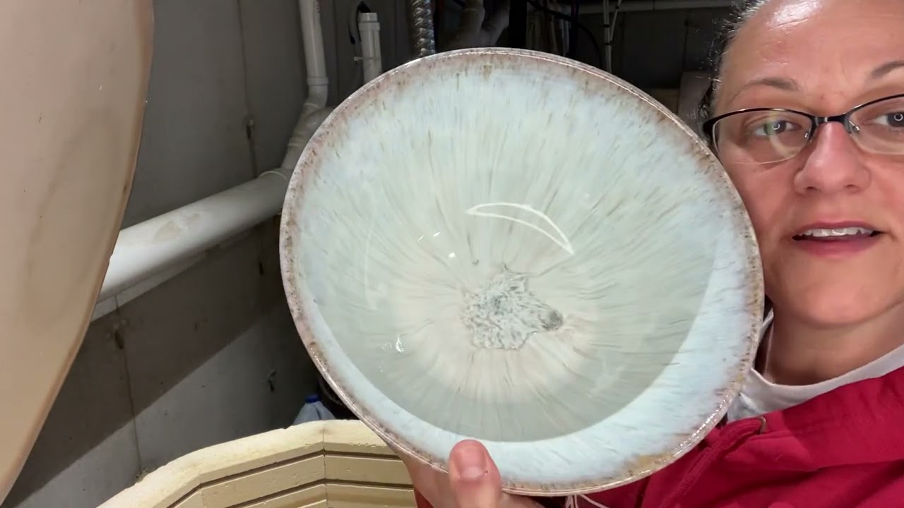 KILN OPENING #1! Lots of drips! Combinations in video using Mayco, Amaco, Spectrum Glazes! #pottery