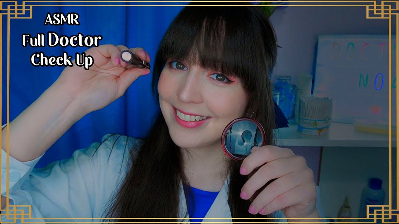 ⭐ASMR Full Doctor Check-Up [Sub] Scalp Check, Cranial Nerve, Eye Exam, Ear Cleaning