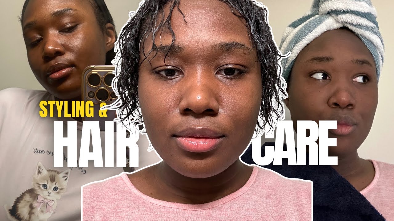 Washing and styling my SHORT hair at home!