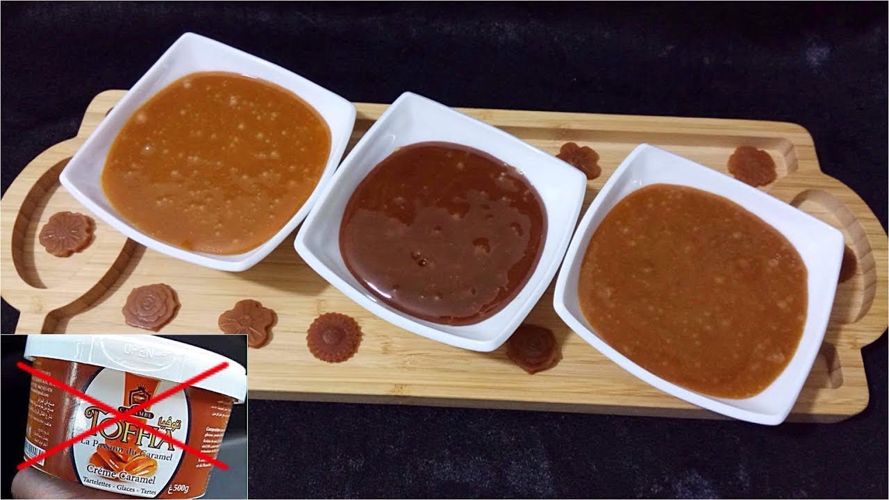 تحدي | ثلاث وصفات ناجحة لصوص الكراميل أو التوفي ما تزيديش تشريها من برا Sauces caramel maison