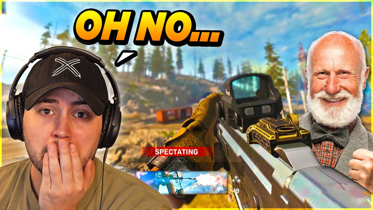 I Spectated an OLD MAN in Warzone and it was INTENSE...