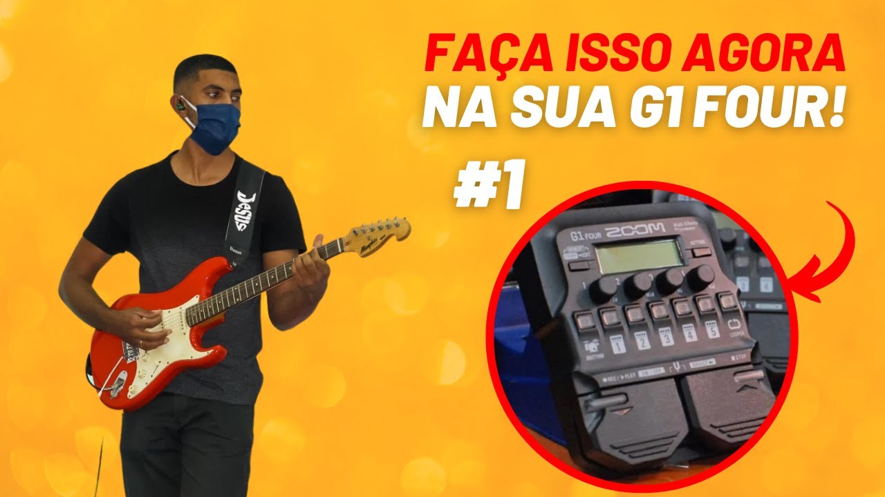 Zoom g1 FOUR - Timbres de violão 🎸🔥