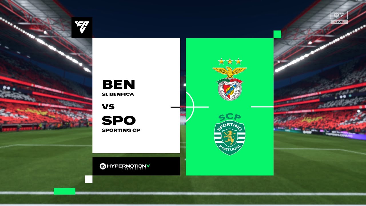 FC 26 | Benfica vs Sporting CP Liga Portugal 2025/26 - Full Gameplay PS5&trade; [4K HDR]