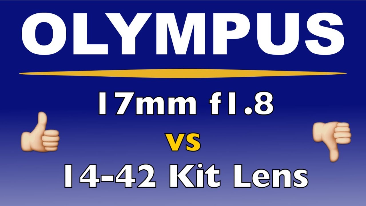 Olympus 17mm f1.8 vs Olympus 14-42mm Kit Lens ep.146
