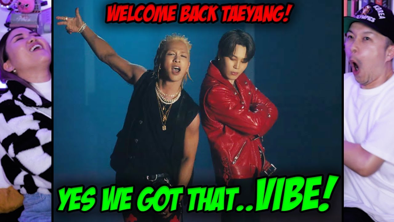 TAEYANG - 'VIBE (feat. Jimin of BTS)' M/V | REACTION!