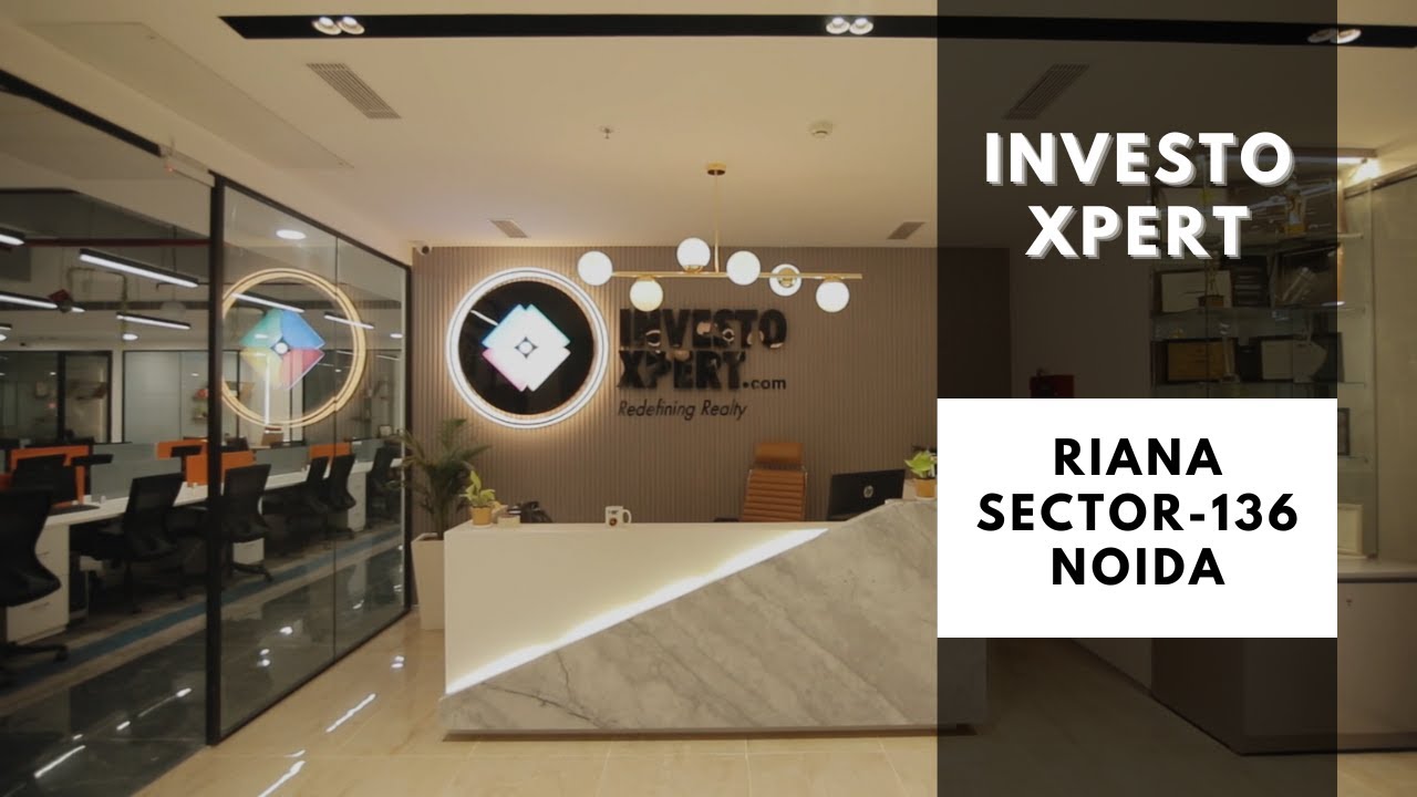 Investo Xpert | Riana Towers, Noida | Modern Office Interior Design | #interiordesign #officedesign