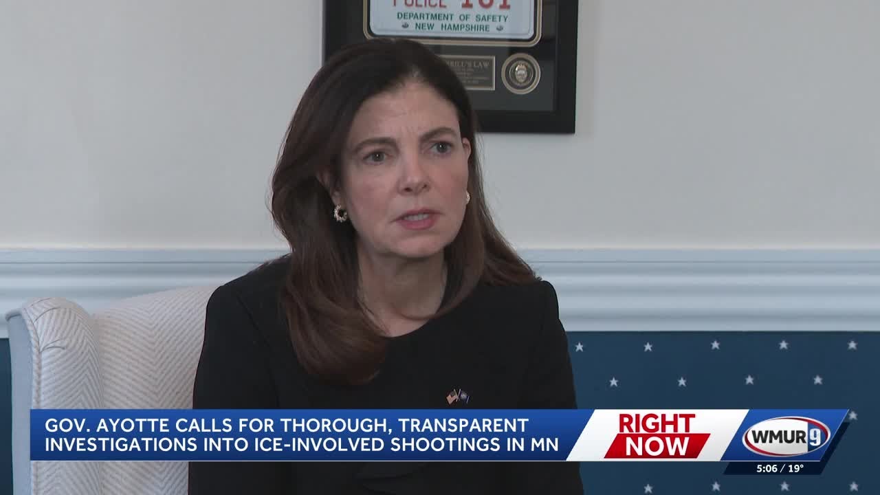 Ayotte comments on ICE shootings in Minneapolis