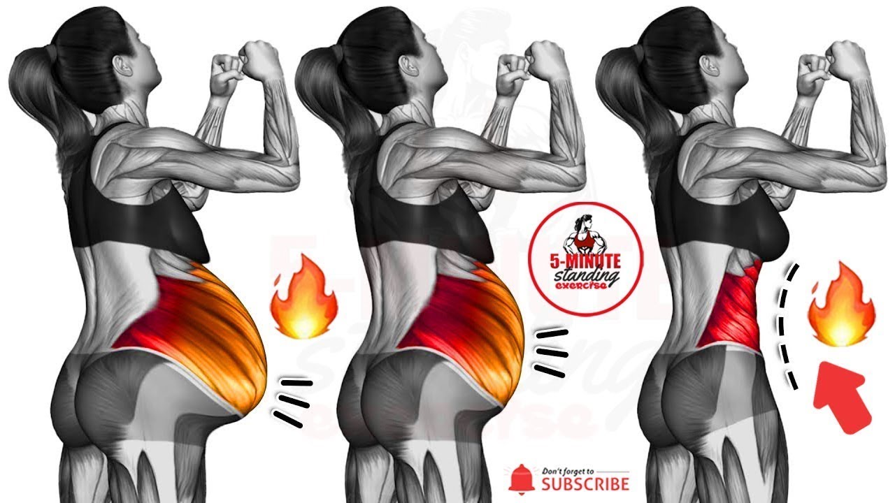 30 Min Standing Workout to Lose Belly Fat at Home Fast 🔥 Burn Calories & Drop Inches in Just 2 Week!