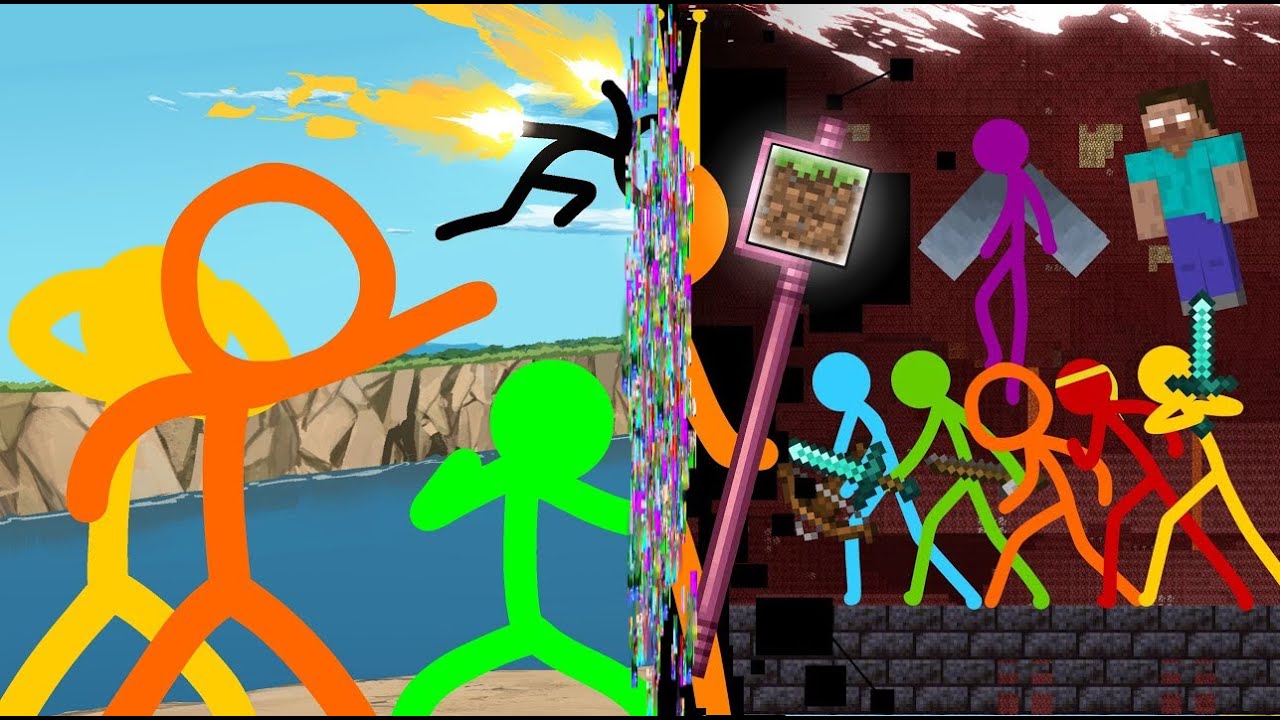 alan becker animation vs animator vs minecraft but I put a young girl in it