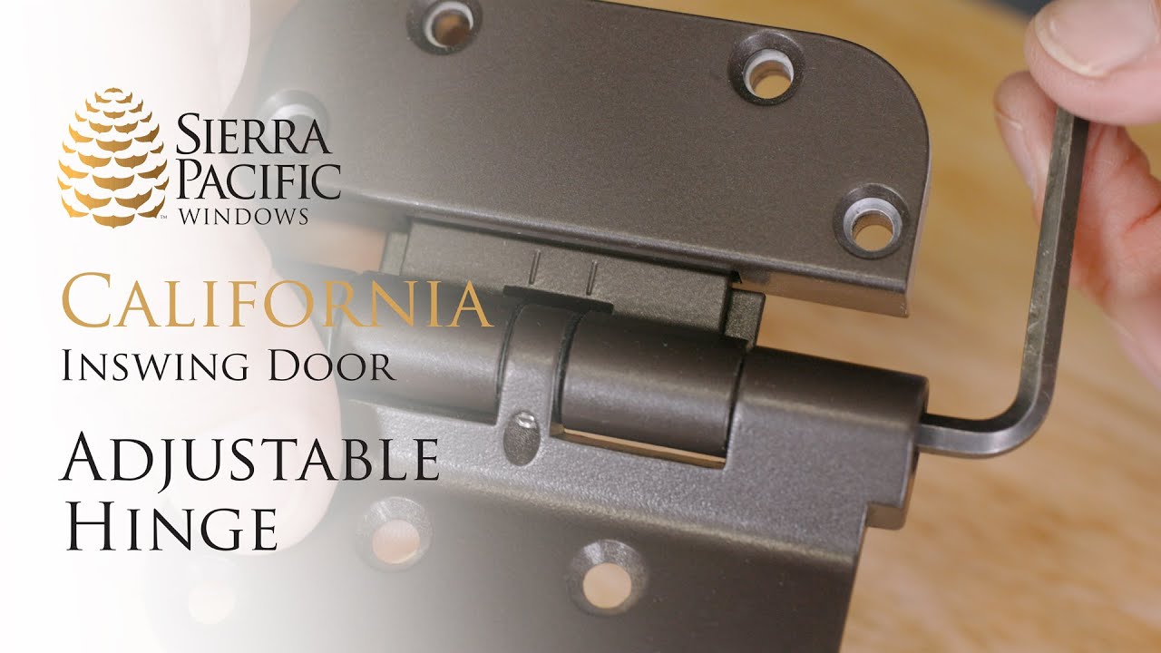 Opening Talks: California Inswing Adjustable Hinge