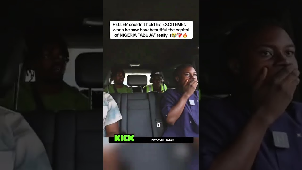 Peller couldn&rsquo;t hold back his joy after he saw how beautiful Abuja is #peller
