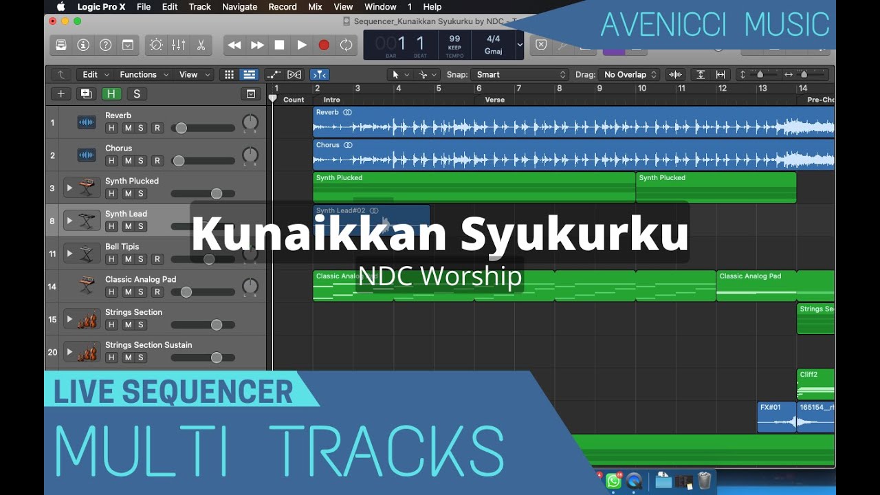 [FREE] NDC Worship - Kunaikkan Syukurku (Sequencer Multitracks)