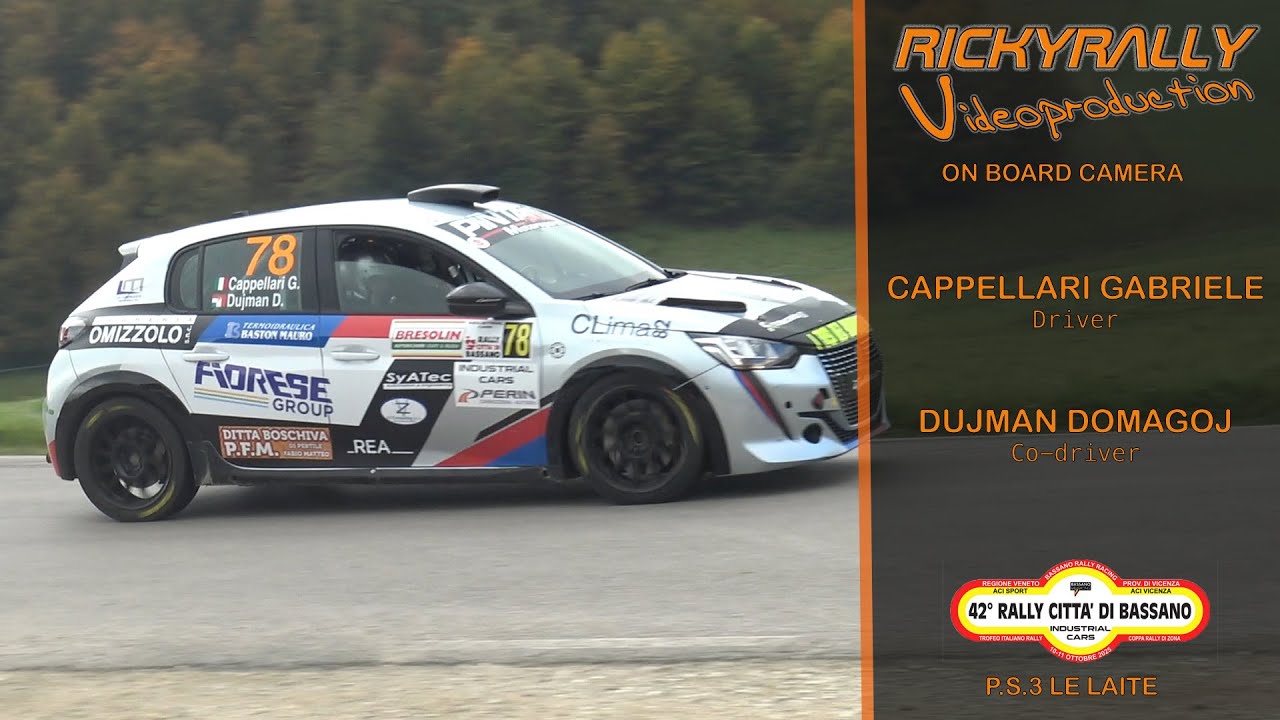 OBC CAPPELLARI - DUJMAN // 42° Rally Citta' di Bassano 2025 // P.S.3 Le Laite