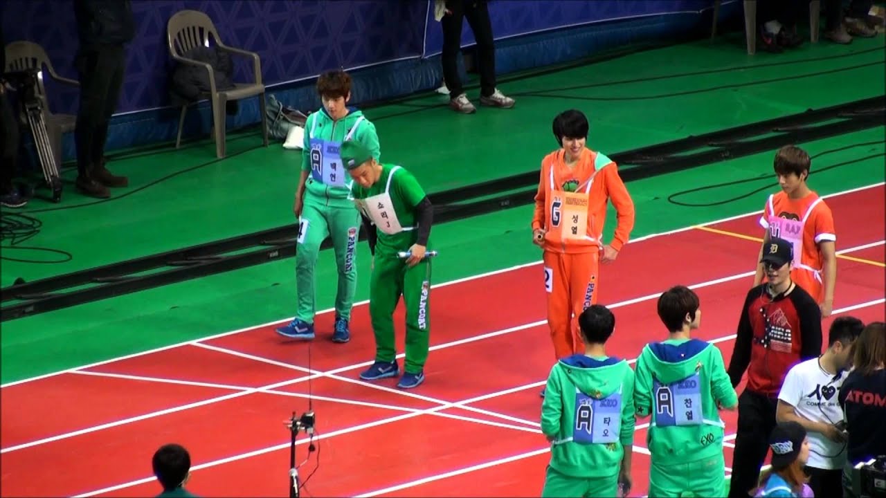 [FANCAM][HD]20130128 EXO 競歩 予選
