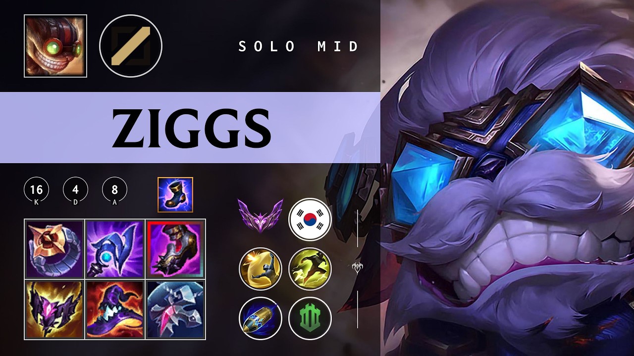 Ziggs Mid vs Zoe - KR Master Patch 26.04