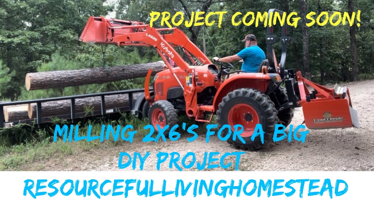 Sawmilling Woodland Mills HM122 | Prepping for DIY Couple Build on our Homestead! #milledlumber