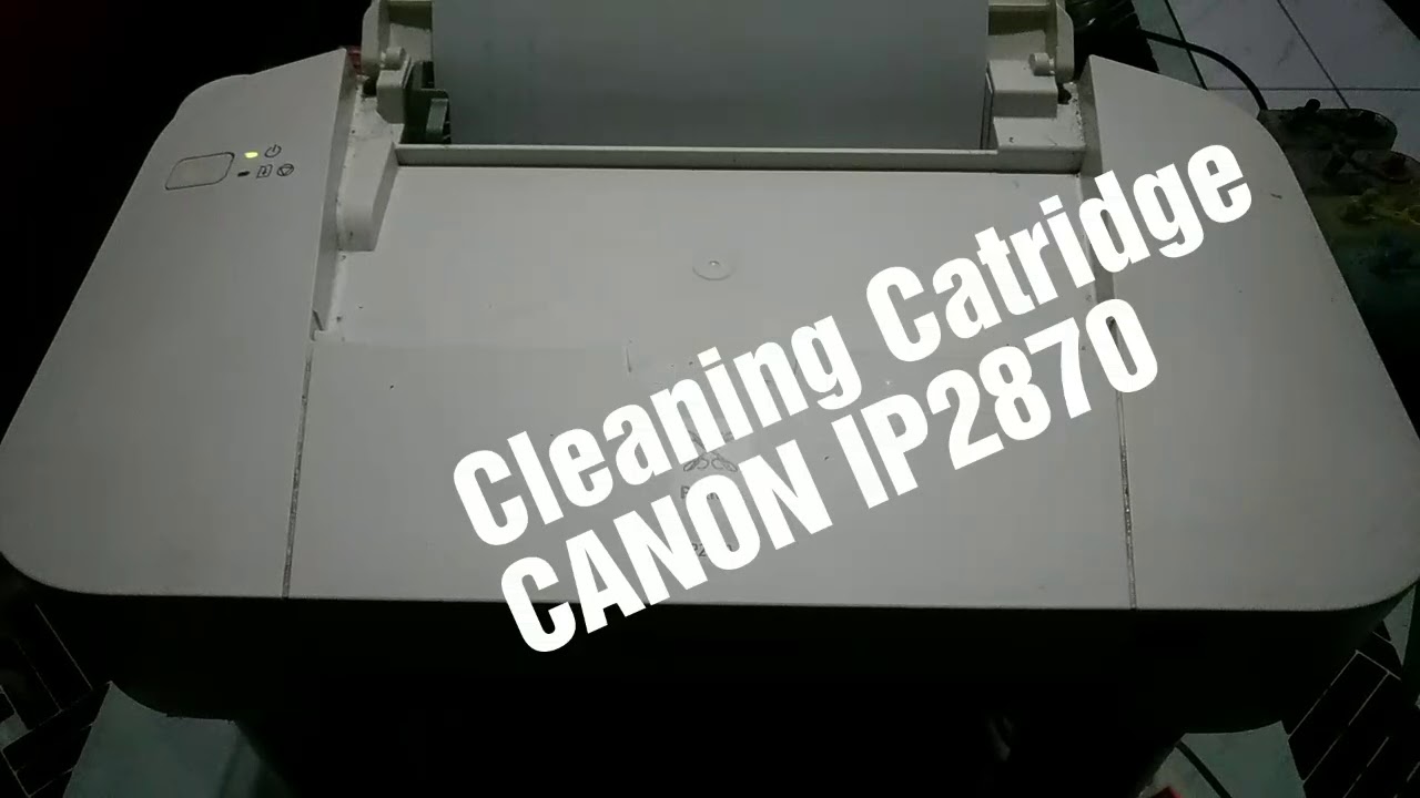 Cara Cleaning Catridge Printer CANON IP2870 Tanpa PC