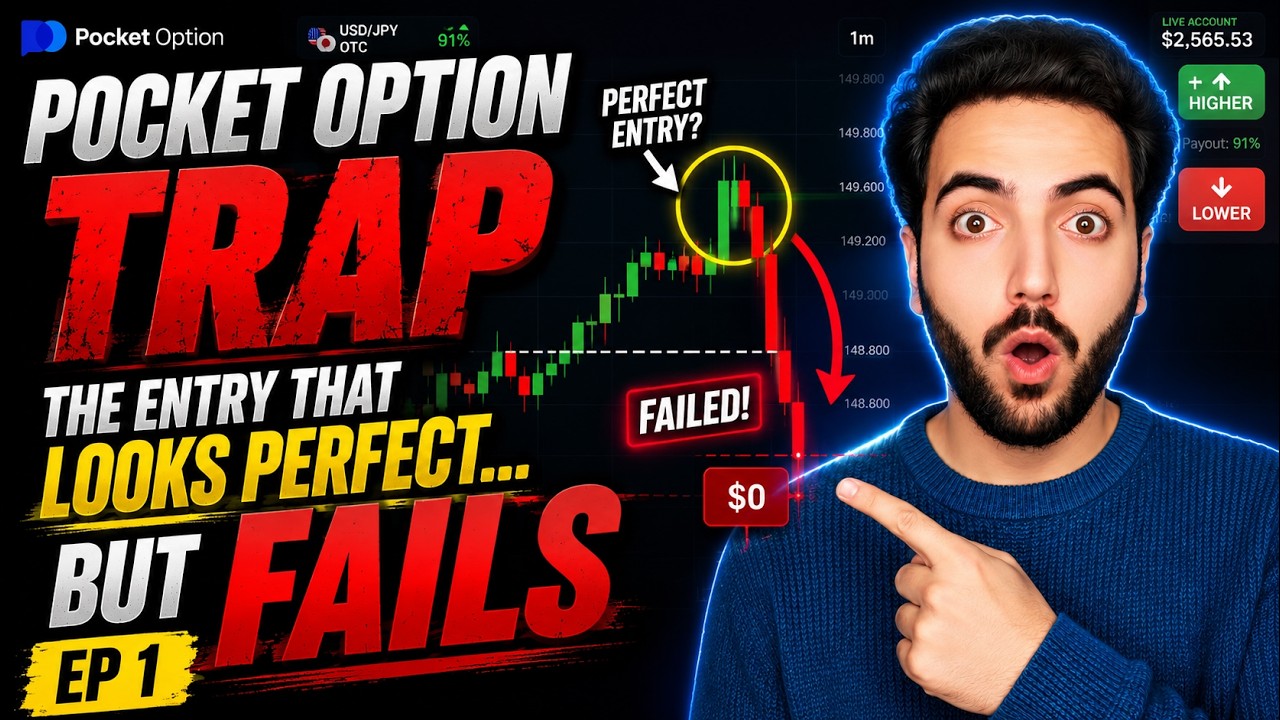 Pocket Option Trap | The Entry That Looks Perfect&hellip; But Fails Ep 1