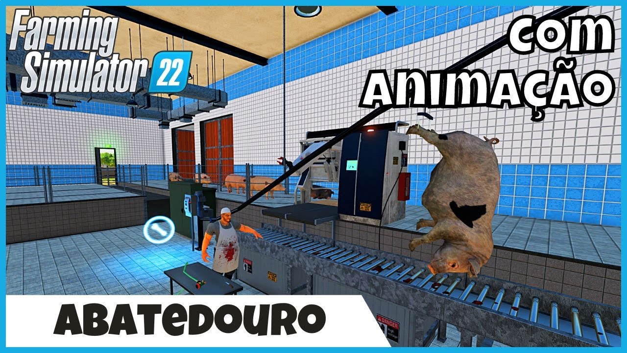 FS22 Mods | Pig Slaughterhouse with Animation in Farming Simulator 22