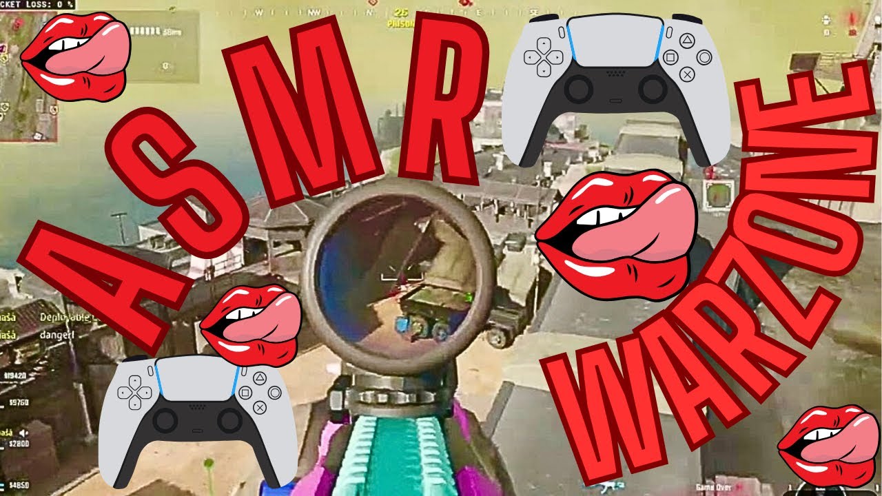 🎮👄ASMR Warzone with Controller Sounds & Mouth Sounds | Tingly Trigger Combo for Sleep 💤