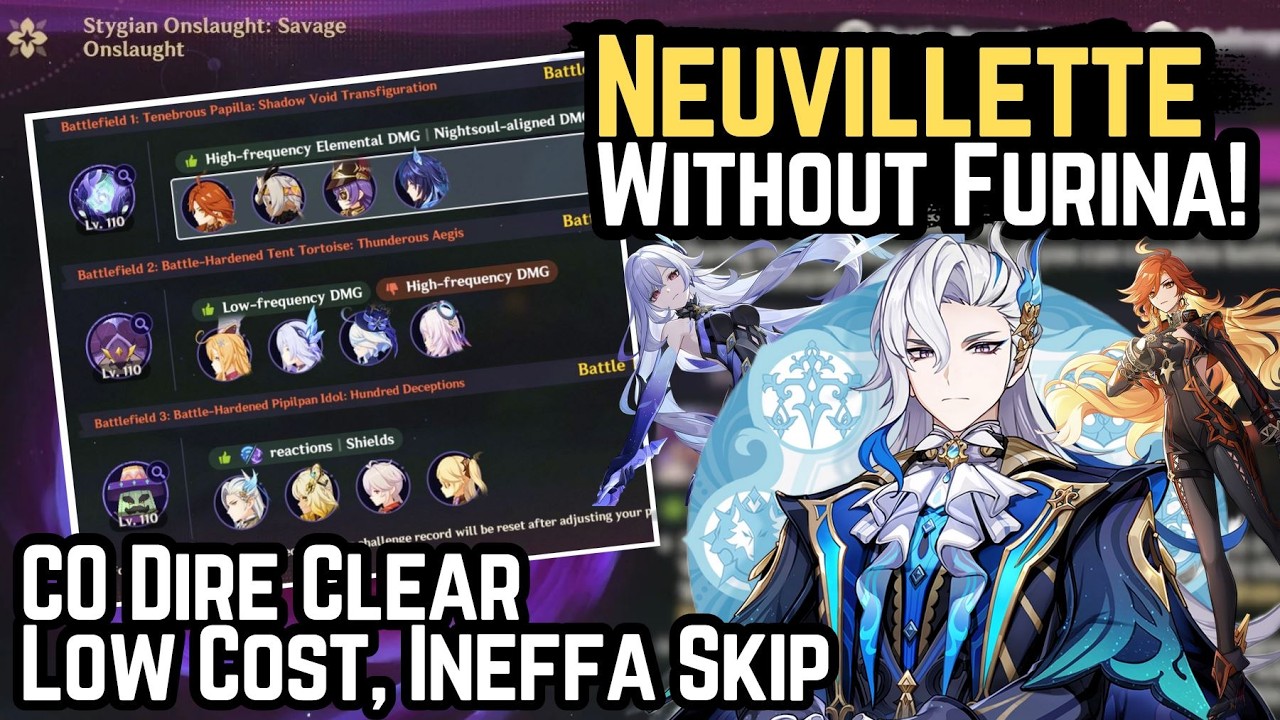 No Ineffa C0 5★ Dire Full Clear! (5.8 Stygian Onslaught)