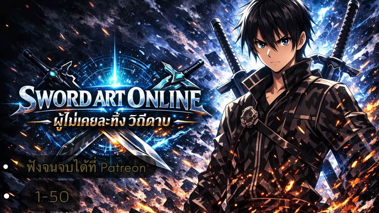 SAO : ผู้ไม่เคยละทิ้งวิถีดาบ 1-50 [ ฟังจนจบได้ที่ Patreon ] ✅
