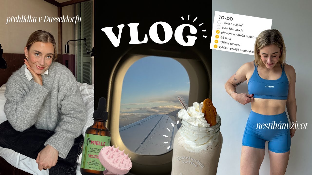 vlog // přehlídka, drama na letišti, hair & scalp oiling rutina