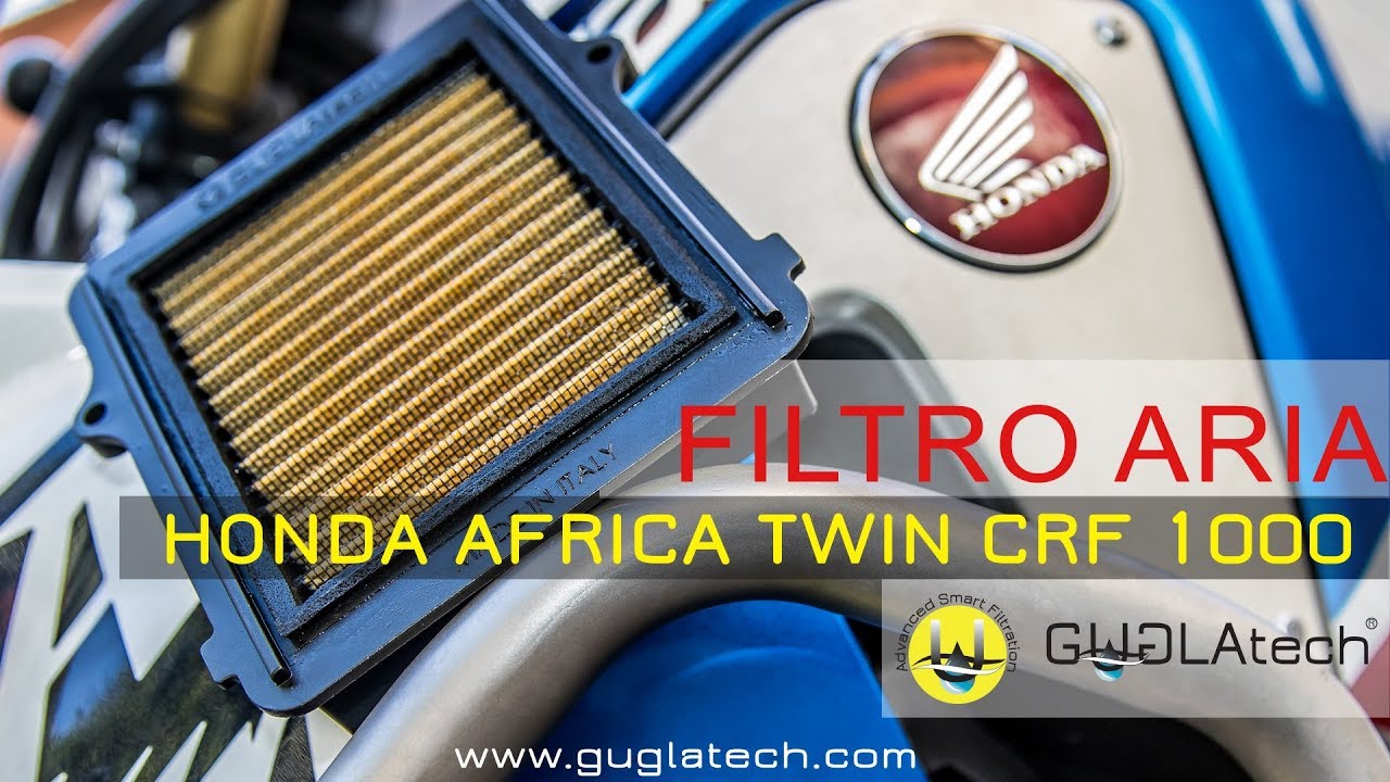 HONDA AFRICA TWIN CRF 1000 montaggio filtro aria Guglatech ULTRA4