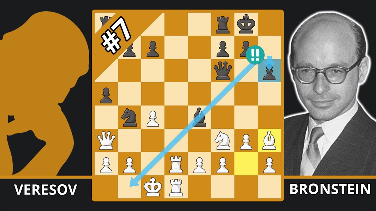 Bronstein's Bishop Battery Baffles Veresov! - Best Of The 60s - Veresov vs. Bronstein, 1960