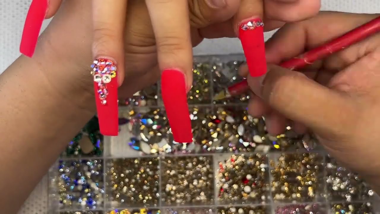 Nail fill /luliz nails / no talking / how to nail fill