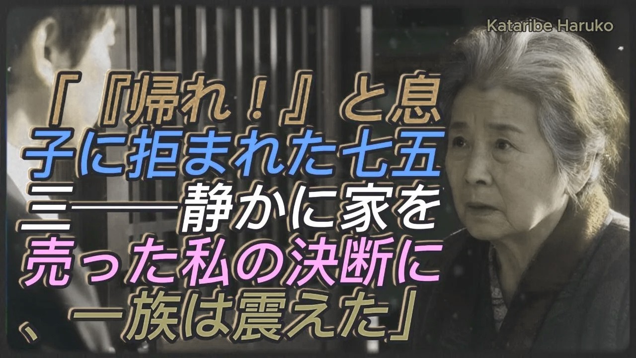 「“帰れ”と門前払いされた初孫の七五三──義両親だけを招いた息子夫婦に、私は静かに家を売り全員を震え上がらせた」