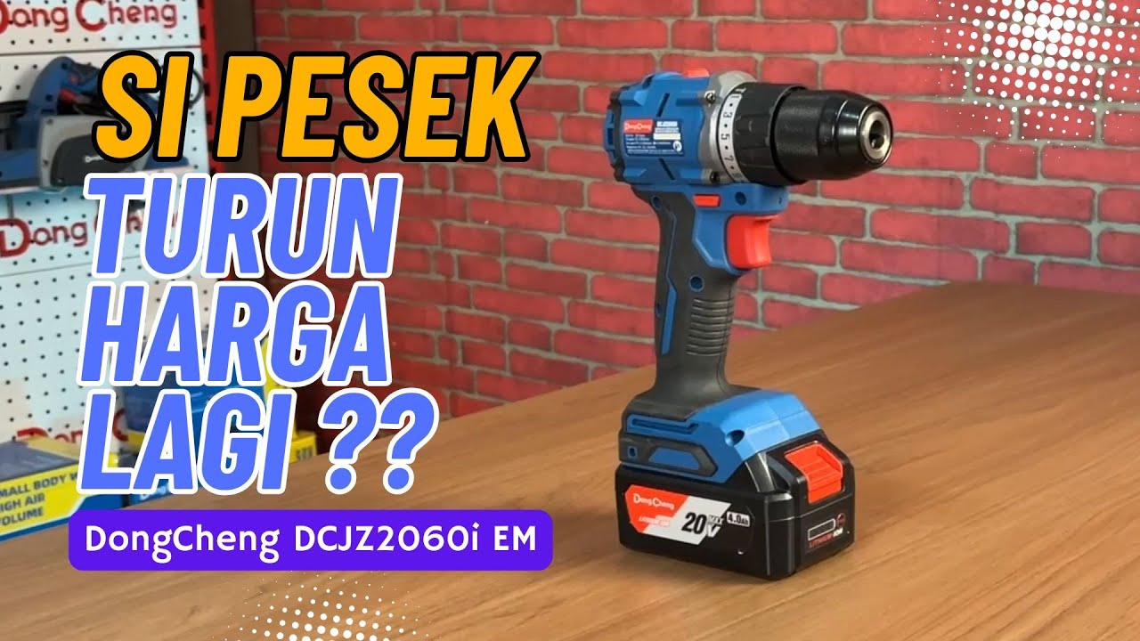 Bord Cordless ini Harganya Makin Meresahkan ‼️ DongCheng DCJZ2060i EM 60Nm Brushless Drill