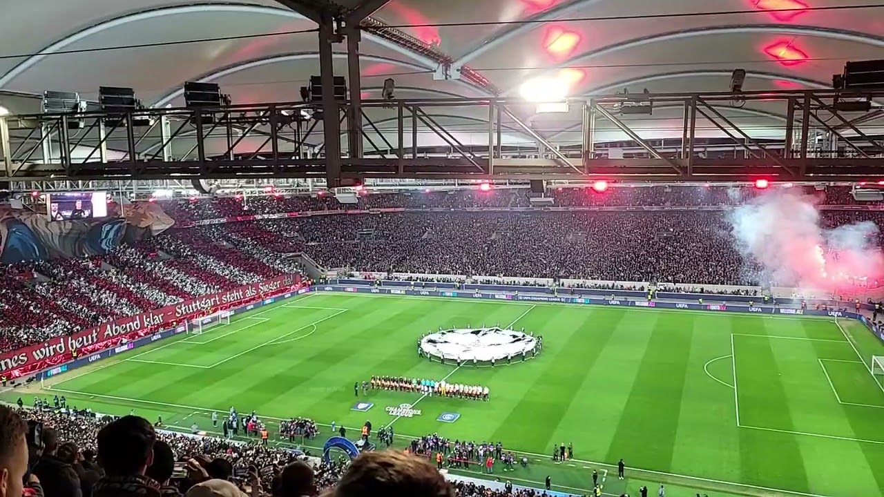 VfB Stuttgart - PSG Champions League 29.1.2025 Choreografie
