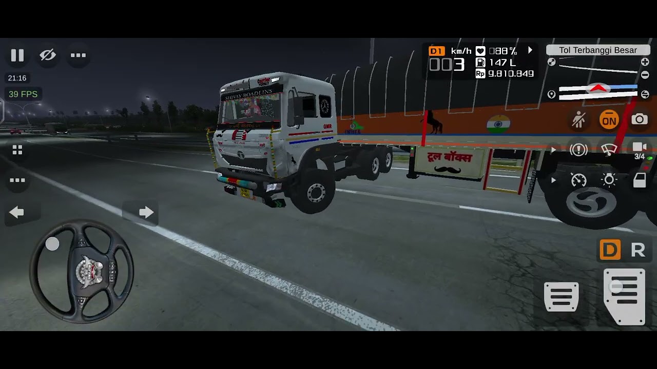 Tata Signa 22 chakka trucke  video fully decoration Bharat ki shan #gaming #vira #video 