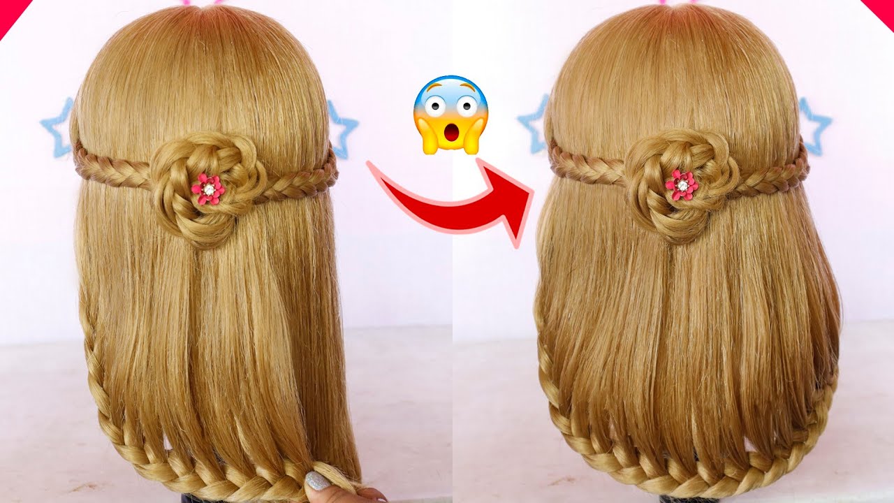 💕Peinado bonito para niñas☀️ / New easy hairstyle - stylish hairstyle / hairstyle for girls