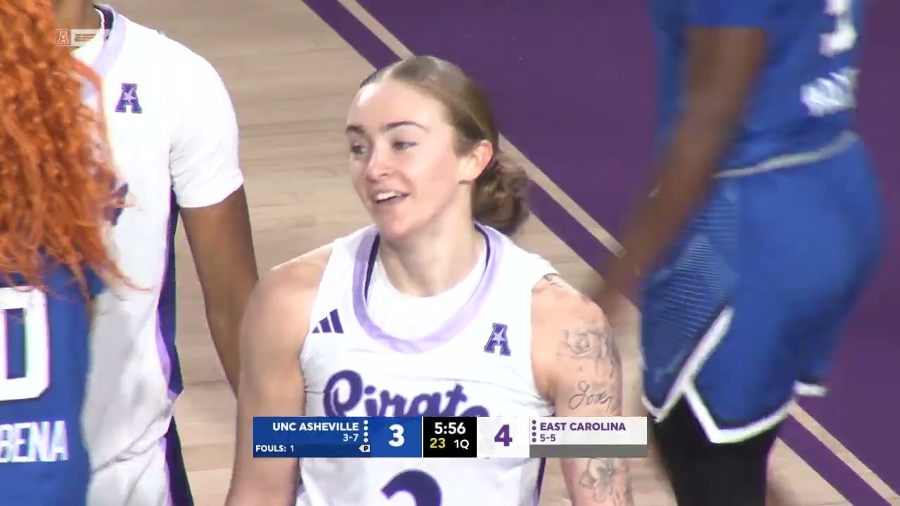 WBB UNC Asheville vs ECU 12 14 25