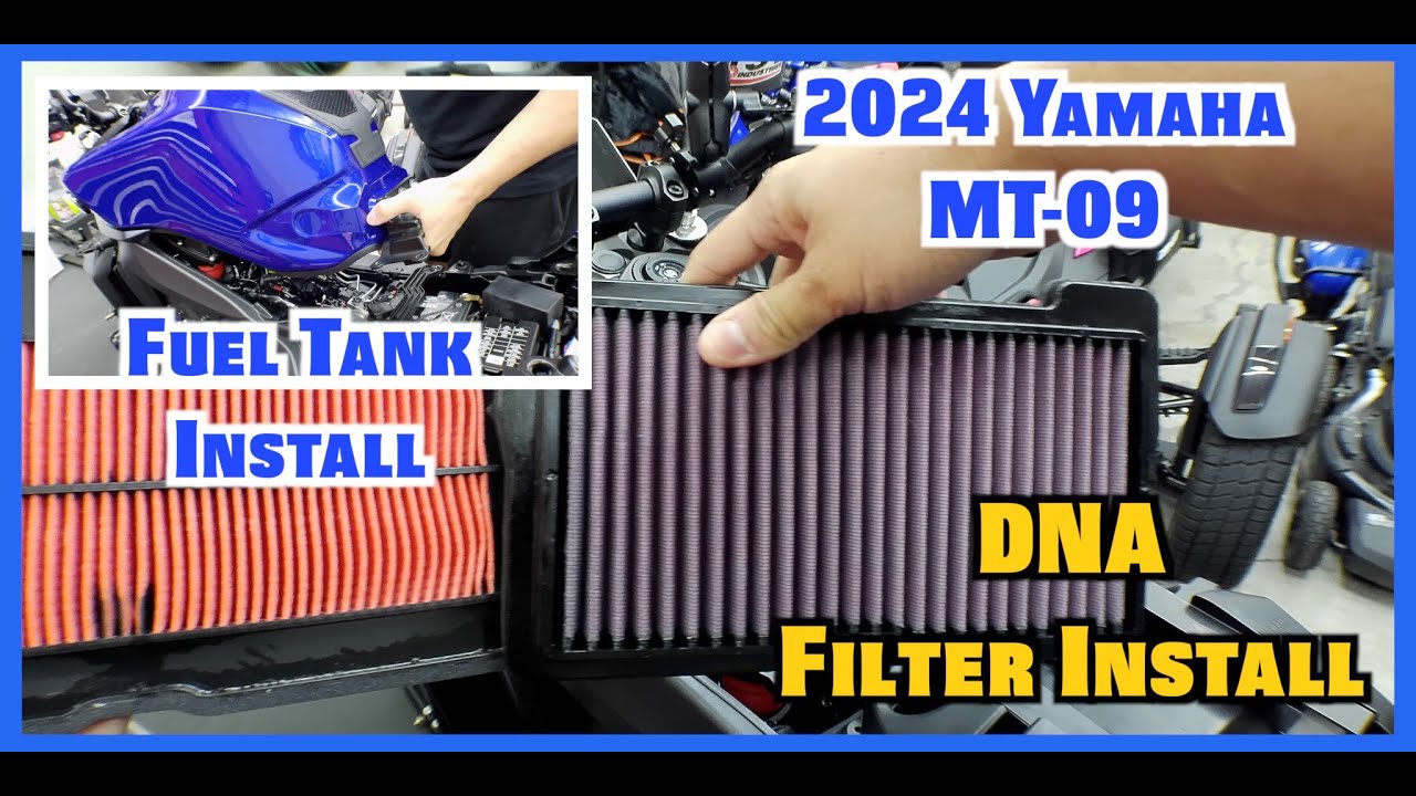 DNA Air Filter / Tank Install on 2024 Yamaha MT-09