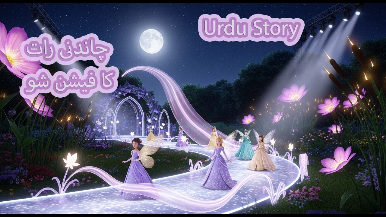 ✨ Moonlight Night Fashion Show ✨|چاندنی رات کا فیشن شو | Fantasy| Urdu story| Short stories