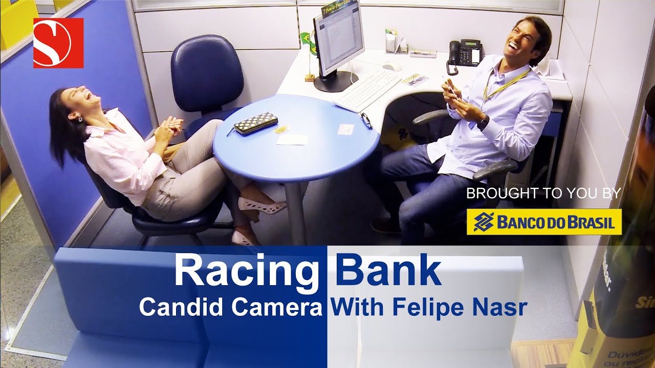 CANDID CAMERA: Racing Bank with Felipe Nasr - Sauber F1 Team