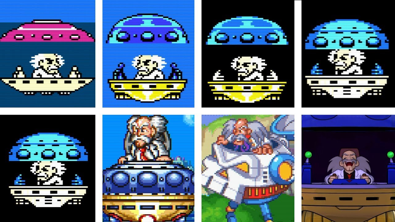 EVERY MAINLINE MEGAMAN WILY SAUCER (Megaman 1 - 11)