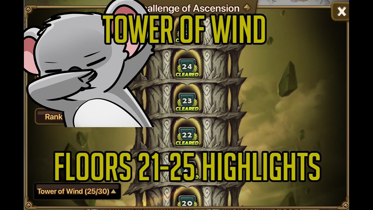 Tower of Wind Floors 21-25 Highlights + Juicer Reapp!!